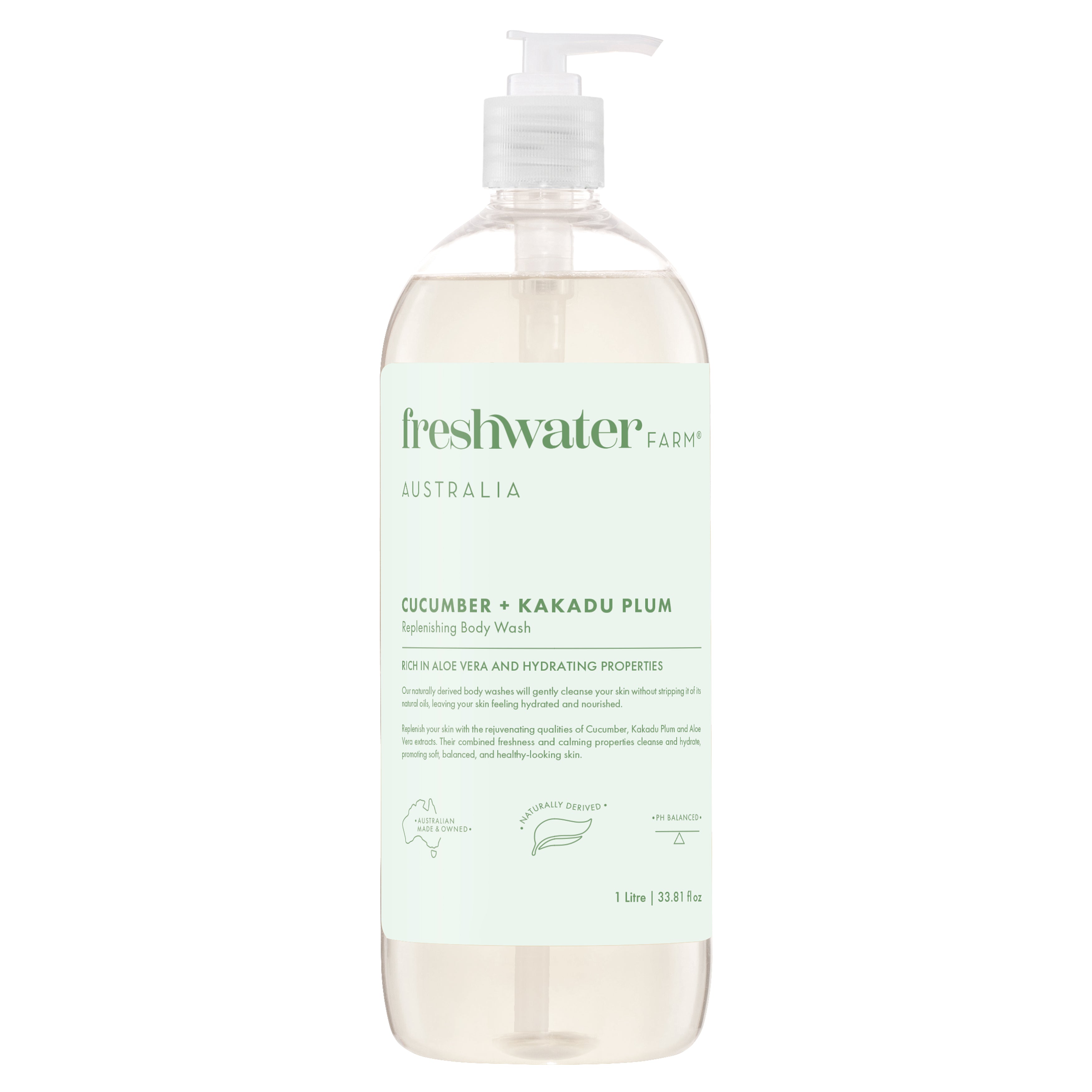 NEW BODY WASH | Cucumber + Kakadu Plum 1 Litre
