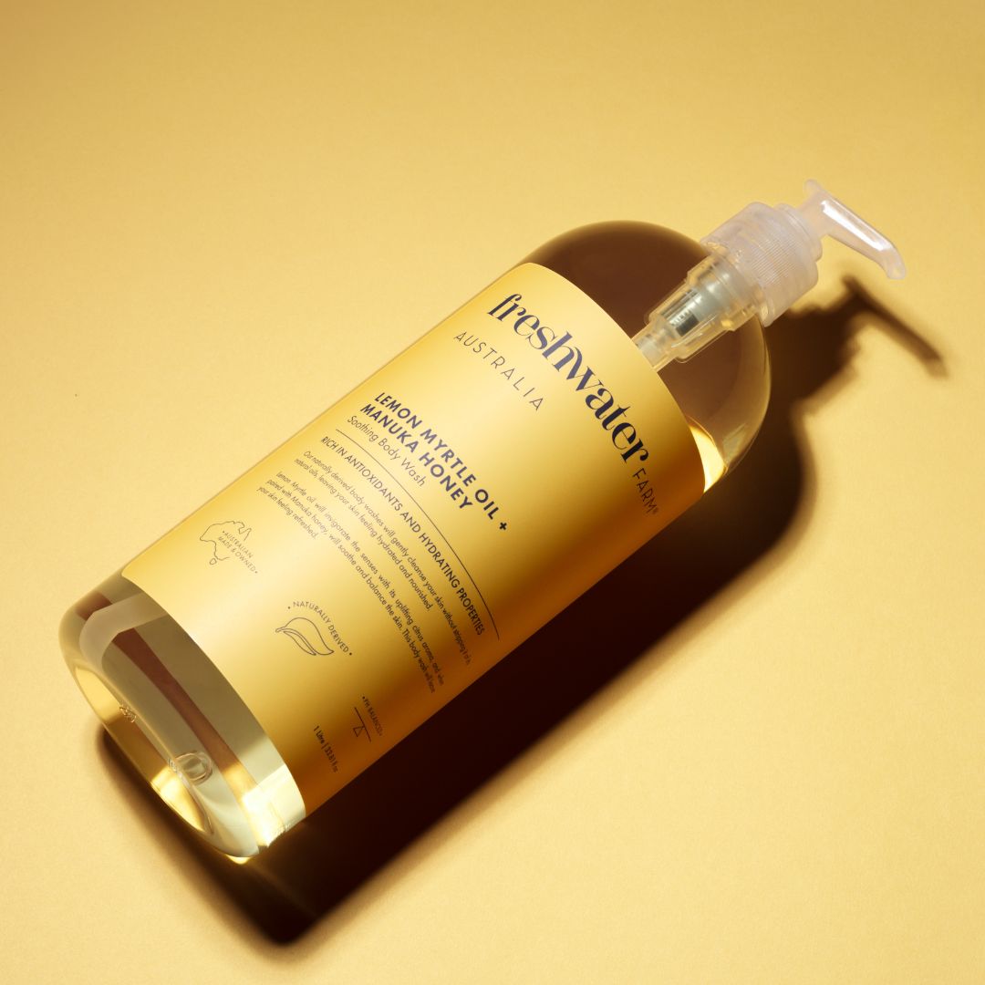 BODY WASH | Soothing Lemon Myrtle Oil + Manuka Honey 1 Litre