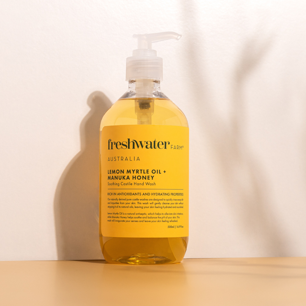 HAND WASH | Soothing Lemon Myrtle Oil + Manuka Honey 500ml