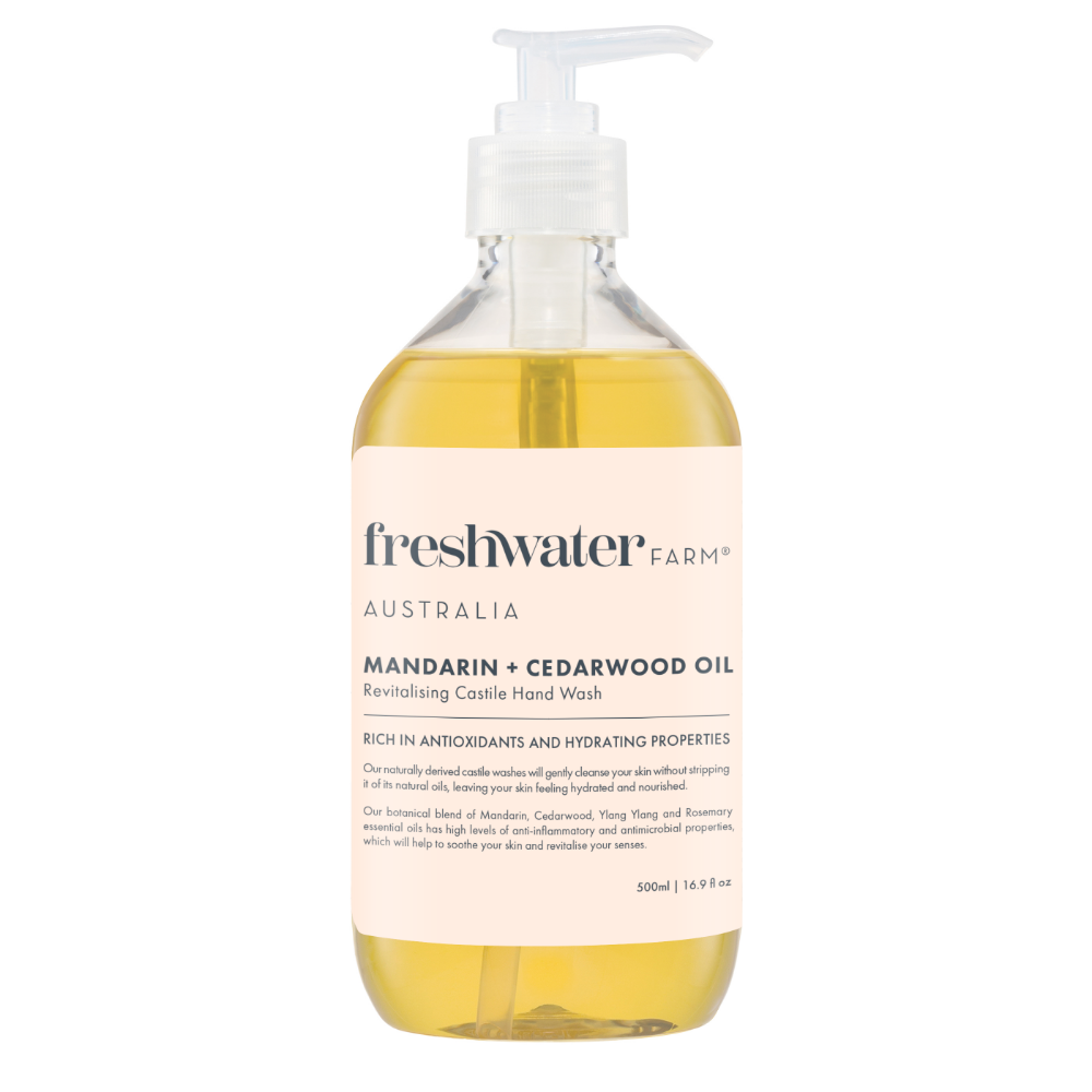 HAND WASH | Revitalising Mandarin + Cedarwood Oil 500ml