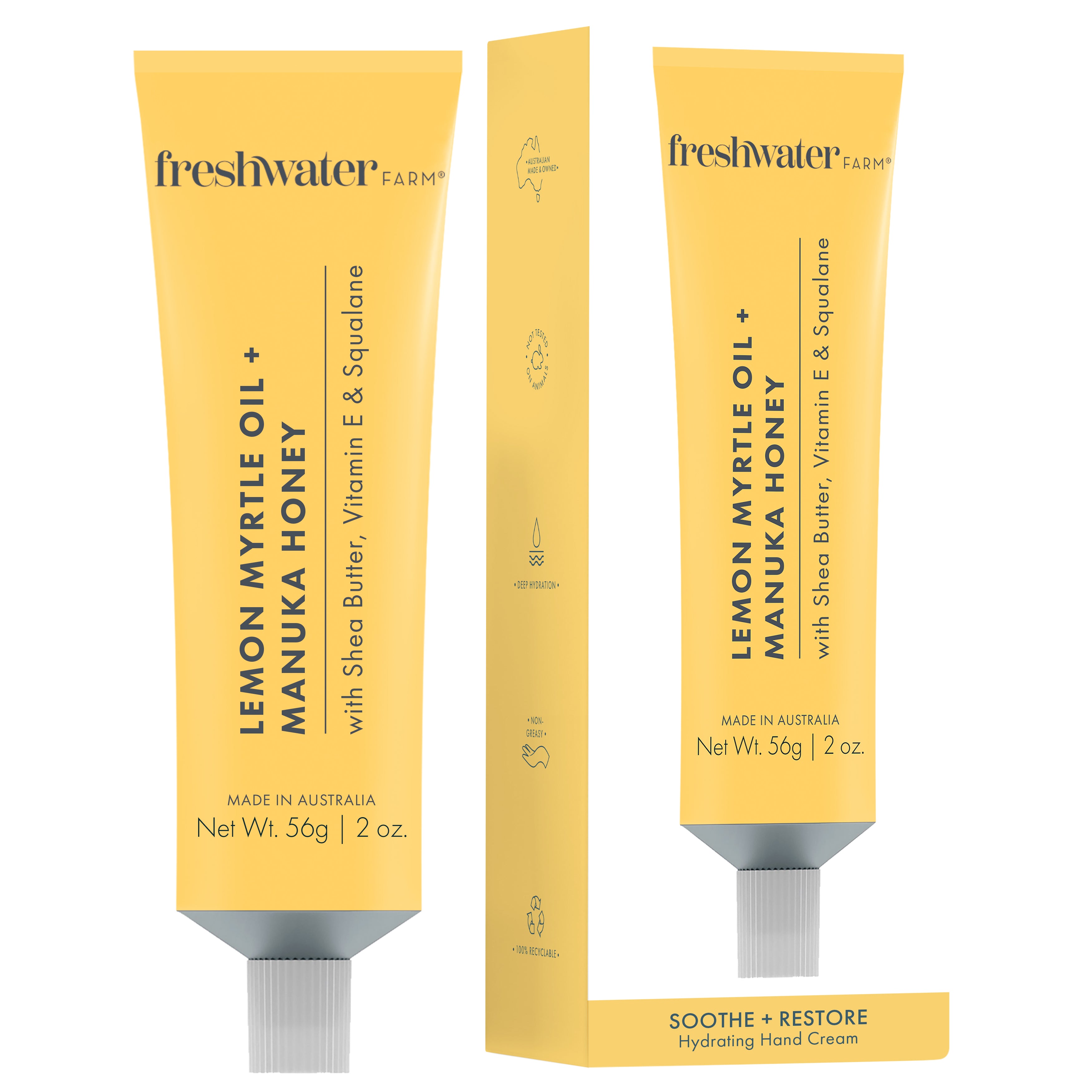 NEW TRAVEL SIZE HAND CREAM | Soothing Lemon Myrtle Oil + Manuka Honey 50ml Travel Size