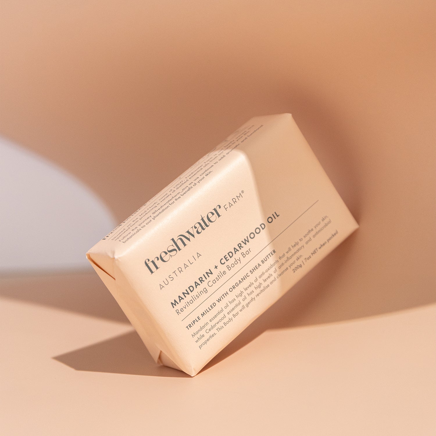 BODY BAR | Revitalising Mandarin + Cedarwood Oil 200g