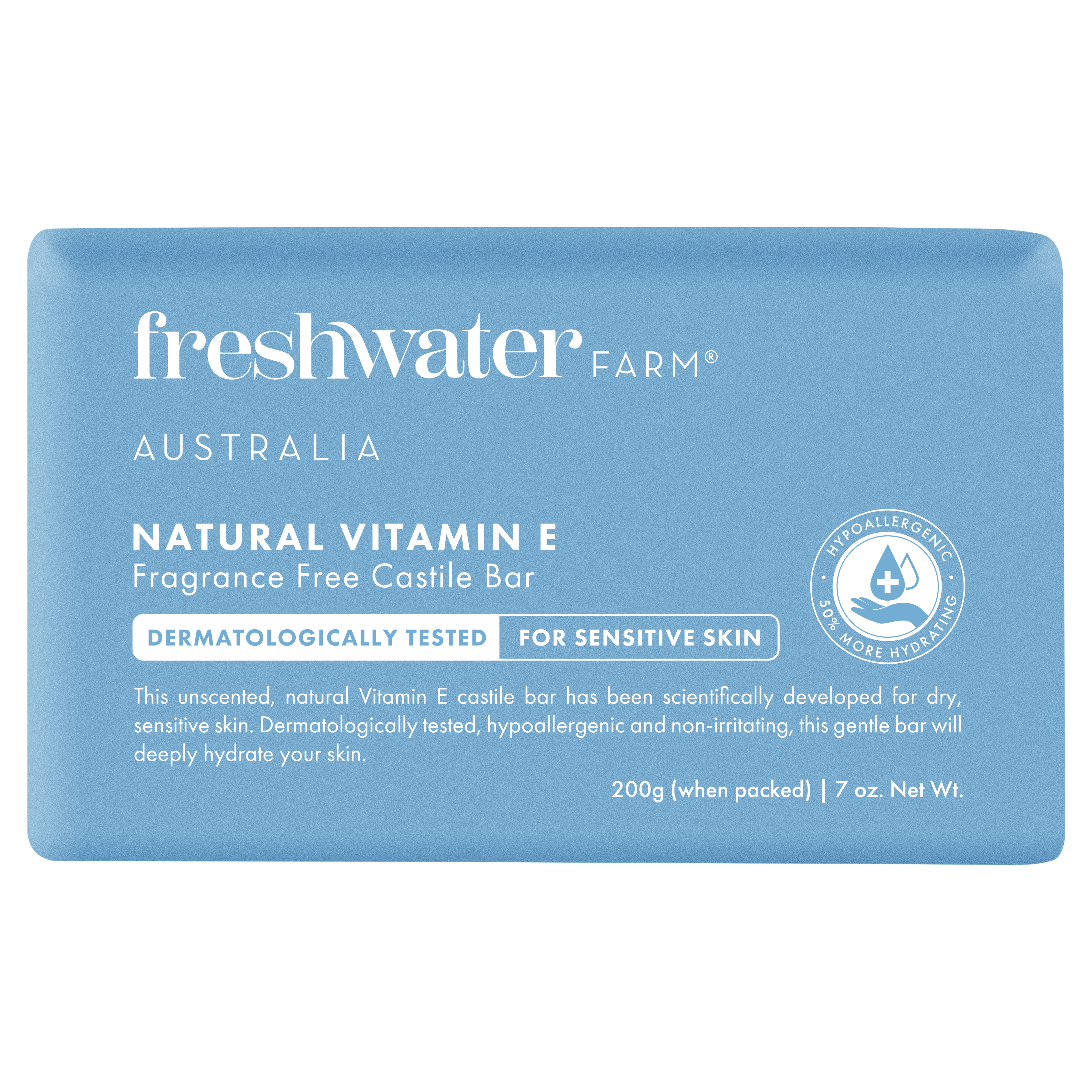 BODY BAR | Moisturising Natural Vitamin E 200g