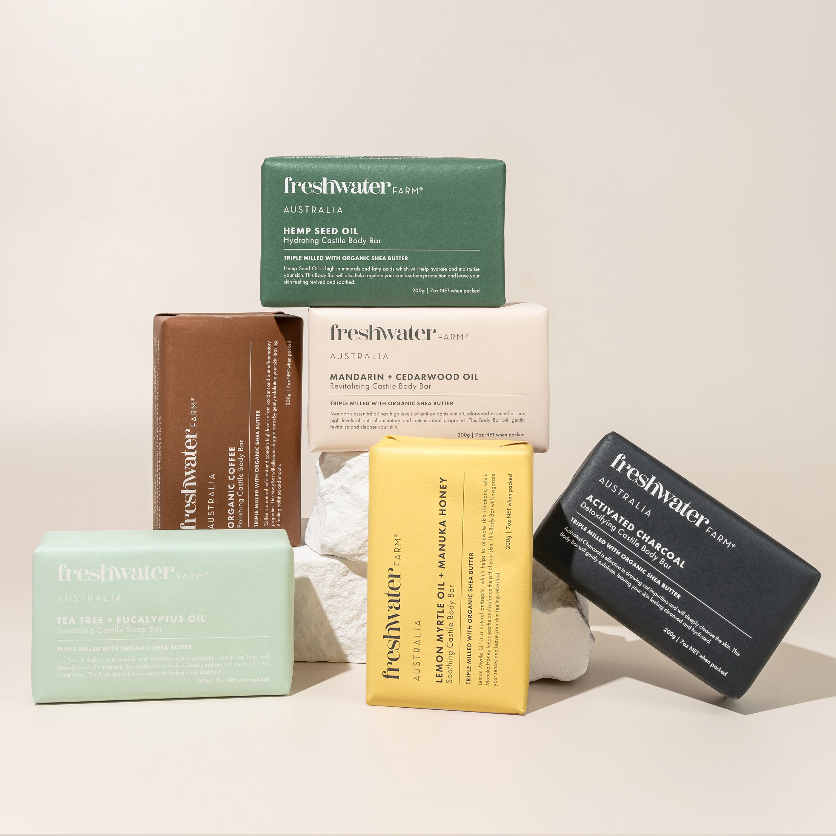 BODY BAR SET | Revitalising Body Bar 5 x 200g