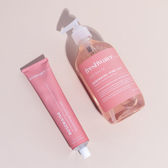HAND DUO | Moisturising Rosewater + Pink Clay