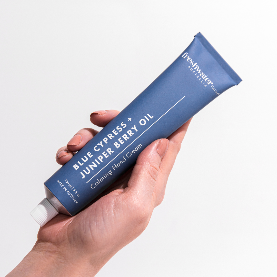 HAND CREAM | Calming Blue Cypress + Juniper Berry Oil 100ml