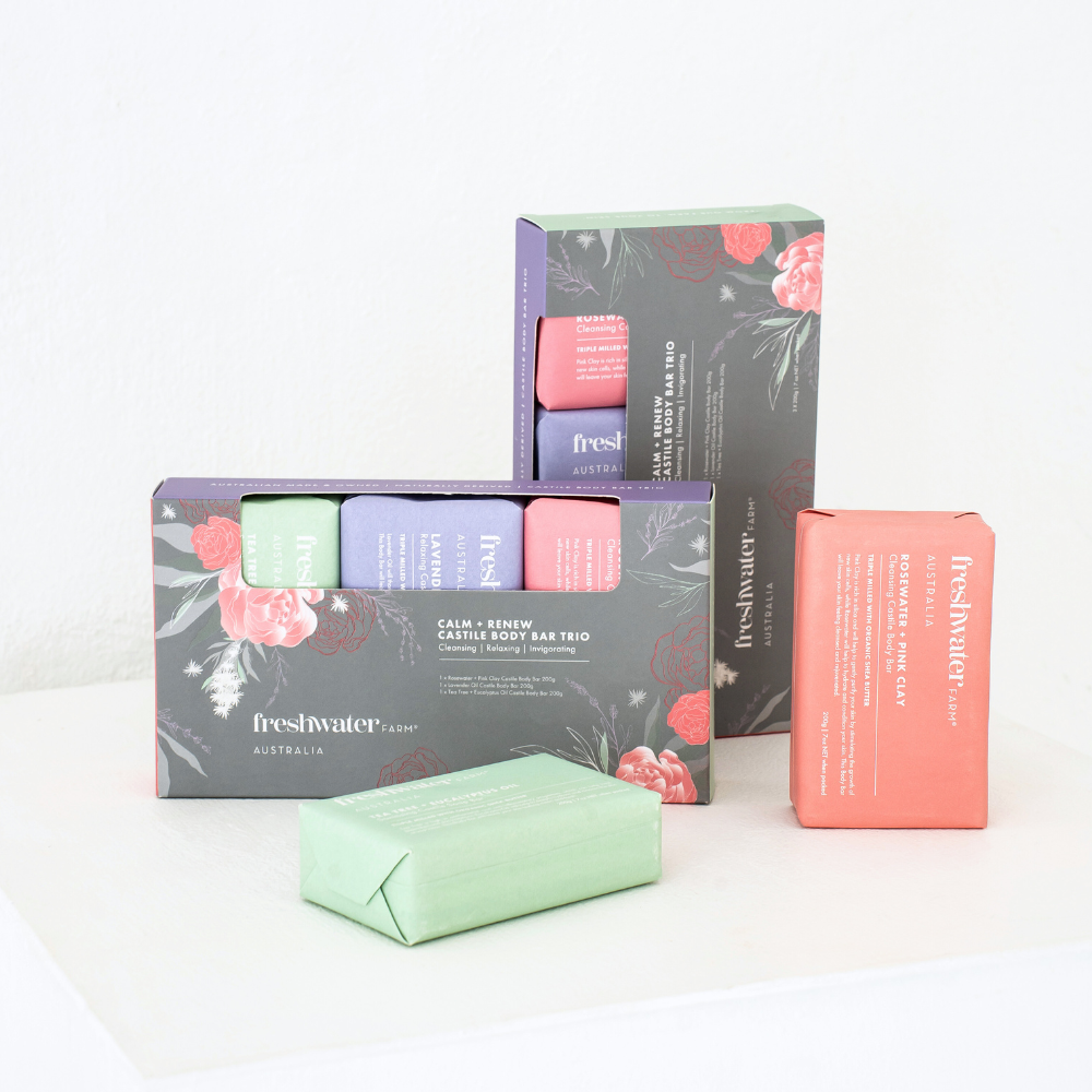 BODY BAR TRIO | CALM + RENEW 3 x 200g