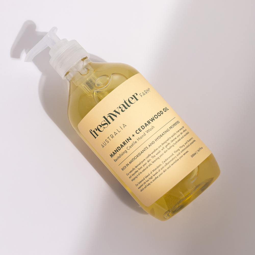 HAND WASH | Revitalising Mandarin + Cedarwood Oil 500ml