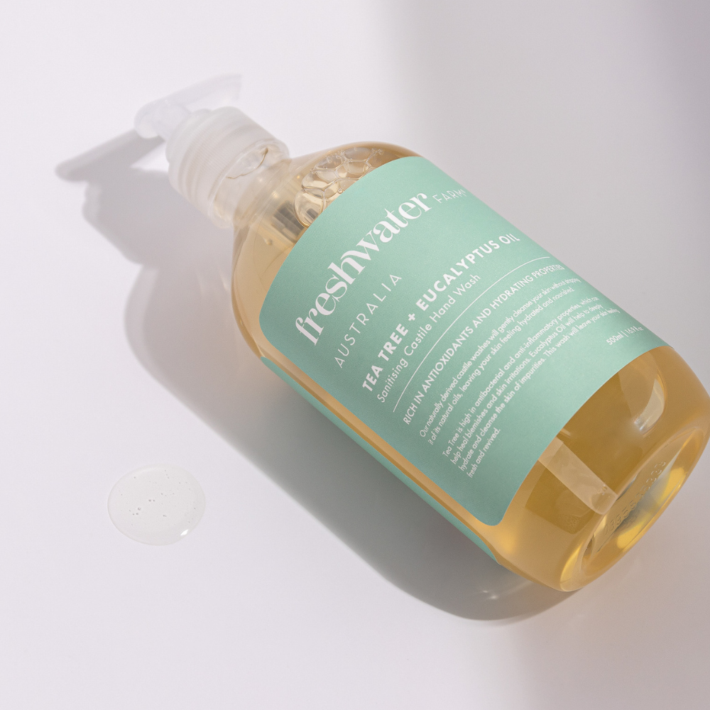 HAND WASH | Sanitising Tea Tree + Eucalyptus Oil 500ml