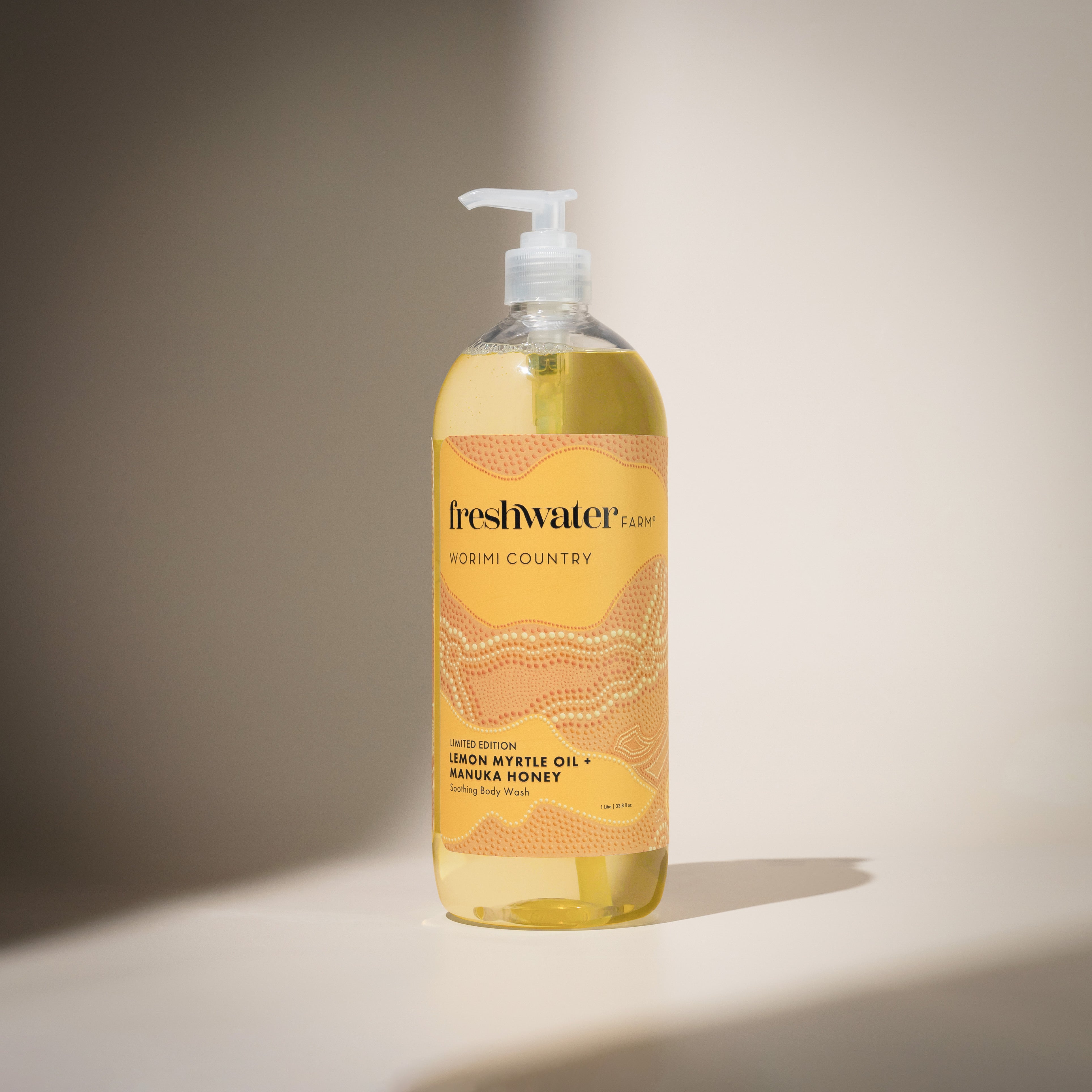 LIMITED EDITION BODY WASH | Soothing Lemon Myrtle Oil + Manuka Honey 1 Litre