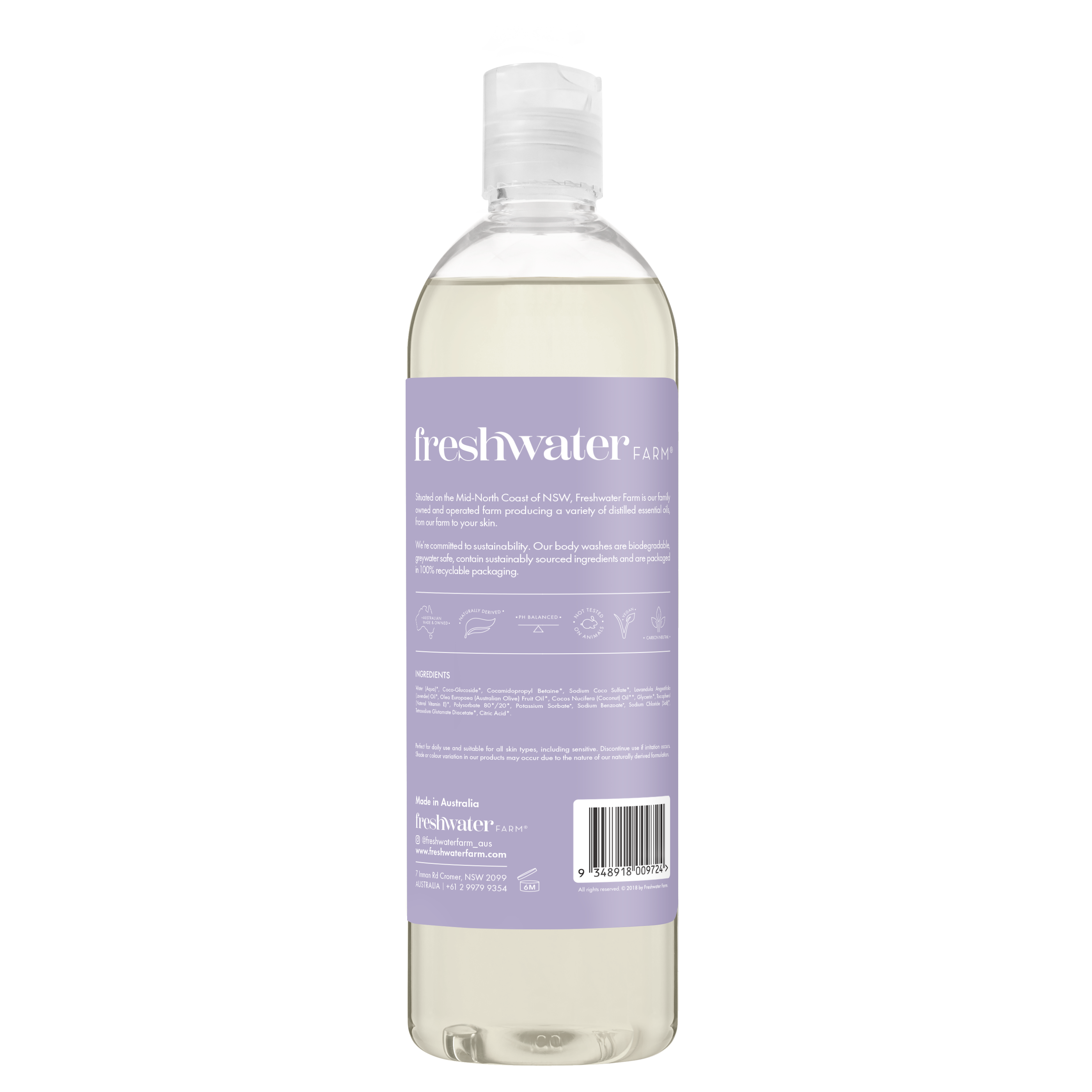 BODY WASH | Relaxing Lavender Oil 500ml