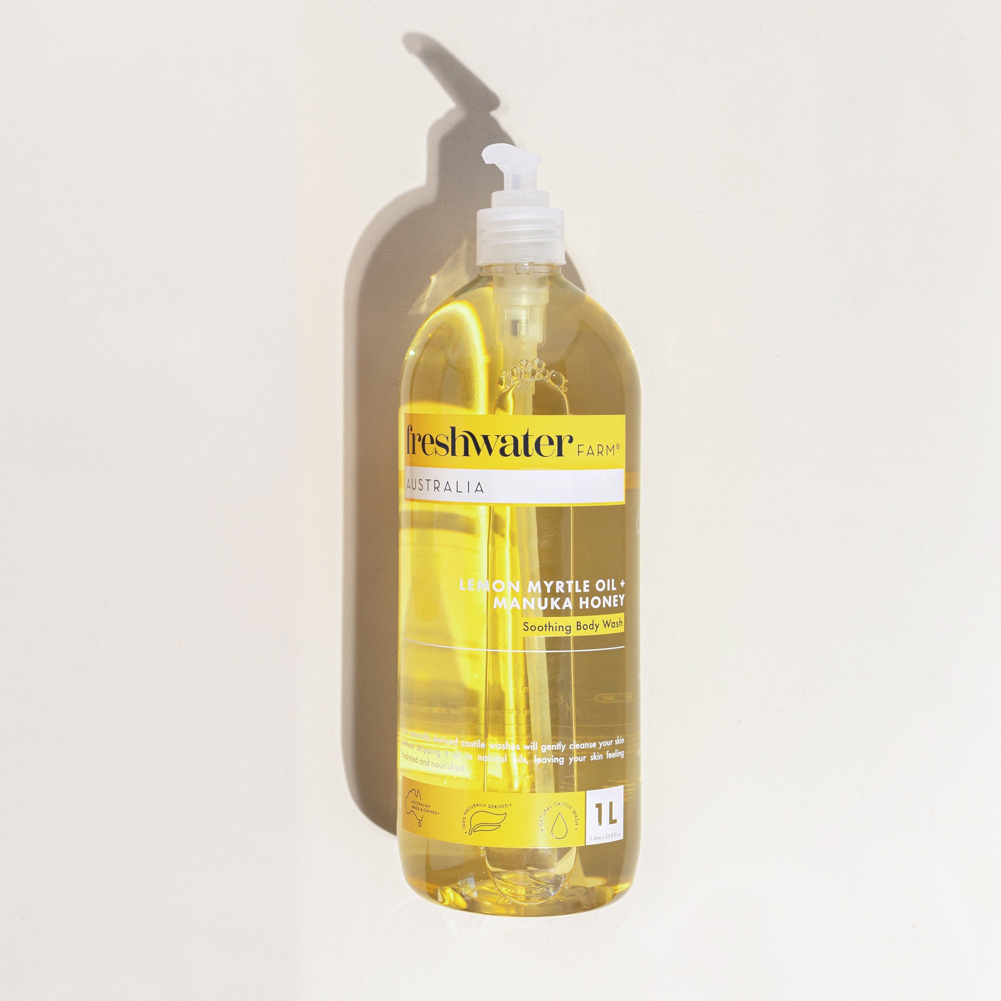 BODY WASH | Soothing Lemon Myrtle Oil + Manuka Honey 1 Litre