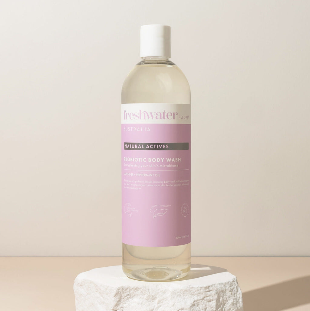 NATURAL ACTIVES BODY WASH Strengthening Probiotic 500ml FreshwaterFarm